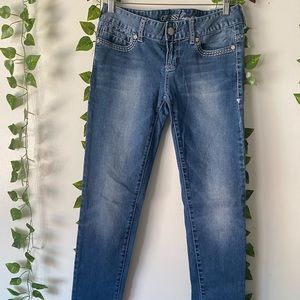 VINTAGE Blue Guess jeans for women in size 28